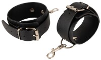 Bad Kitty Harness with Cuffs aus stilvollem schwarzem Lederimitat