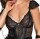 Cottelli BONDAGE Set mit Babydoll, Ouvert-String und soften Handfesseln S