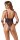 Cottelli BONDAGE Body ouvert inklusive Soft-Handfesseln M