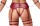 Cottelli BONDAGE Set mit Soft-BH, Straps-String ouvert und Soft-Handfesseln XL