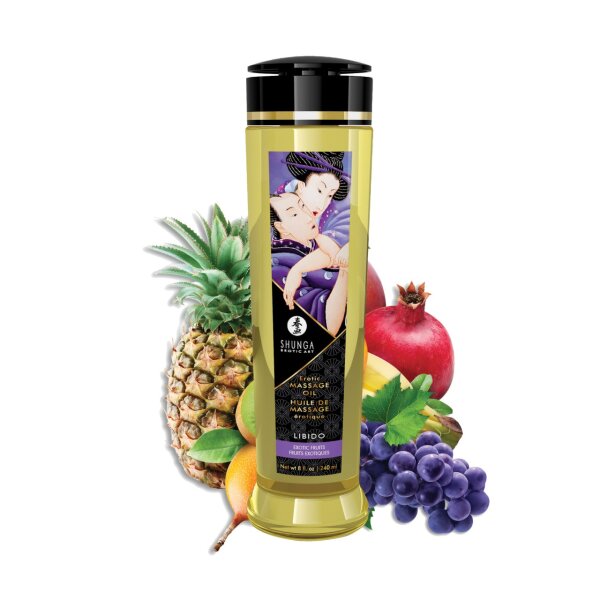 SHUNGA Erotisches Massage Öl Exotische Früchte 240ml