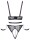 Cottelli BONDAGE Set mit busenfreiem Top