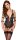Cottelli BONDAGE Body ouvert mit 2 abnehmbaren Strapsen XL