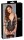 Cottelli BONDAGE Body ouvert mit 2 abnehmbaren Strapsen XL