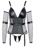 Cottelli BONDAGE Set mit Strapshemd und String ouvert