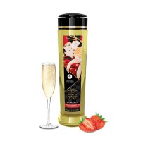 SHUNGA Erotisches Massage Öl Erdbeer-Sekt 240ml