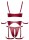 Cottelli BONDAGE Set mit silberfarbenen (Fessel-)Ringen S
