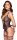 Cottelli BONDAGE Body ouvert mit Kettenleine und zwei Armfesseln XL