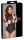 Cottelli BONDAGE Body ouvert mit abnehmbarem Fesselgürtel M