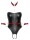 Cottelli BONDAGE Body im edlen schwarzen Mattlook L