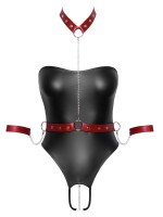 Cottelli BONDAGE Body im edlen schwarzen Mattlook S