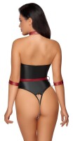 Cottelli BONDAGE Body im edlen schwarzen Mattlook XL