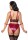 Cottelli BONDAGE Set im edlen roten Mattlook mit feinen schwarzen Spitzen S