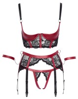 Cottelli BONDAGE Hebe-Set aus weicher Stretch-Spitze L