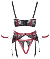 Cottelli BONDAGE Hebe-Set aus weicher Stretch-Spitze L