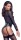 Cottelli BONDAGE Body mit transparentem Powernet-Oberteil L