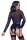 Cottelli BONDAGE Body mit transparentem Powernet-Oberteil S