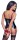 Cottelli BONDAGE Set im edlen elastischen Mattlook mit Trägern L