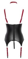 Cottelli BONDAGE Set im edlen elastischen Mattlook mit Trägern XL