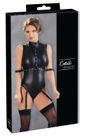 Cottelli BONDAGE Body im schwarzen elastischen Mattlook