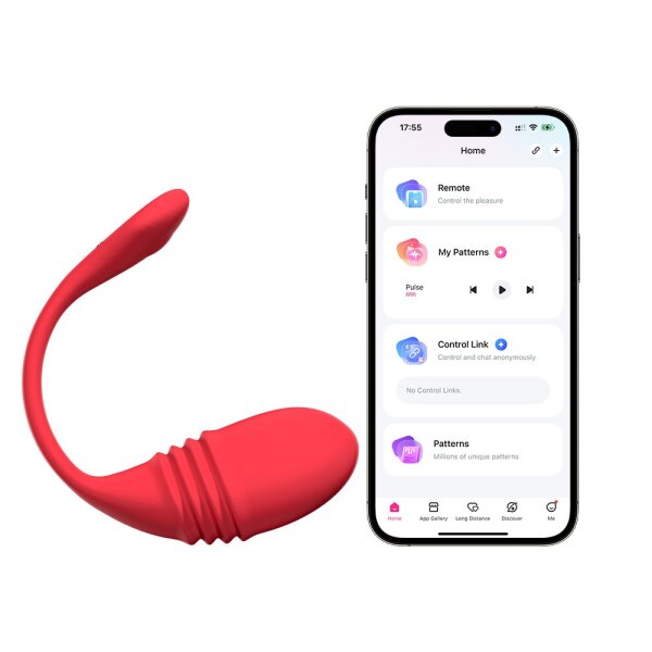 Lovense Vulse Vibro-Ei mit Stoßfunktion
