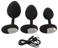 ANOS RC Butt Plug Set with Vibration