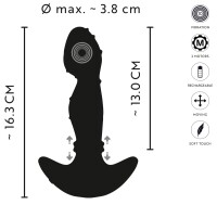 ANOS Vibrating Prostate Plug with Moving Rings