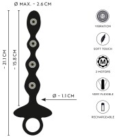 ANOS Flexible Anal Beads with Jumping Vibrations