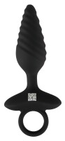 ANOS Flexible Butt Plug Twisted Design with Vibrations