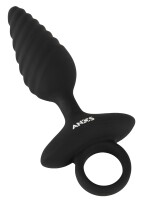 ANOS Flexible Butt Plug Twisted Design with Vibrations