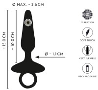 ANOS Flexible Butt Plug with Vibrations