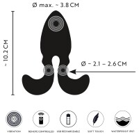 ANOS RC Vibrating Butt Plug with Flexible Arm