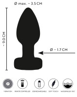 ANOS RC Flashing Butt Plug with Vibration