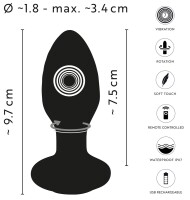 ANOS RC Rotating Butt Plug