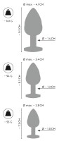 ANOS Metal Butt Plug Set