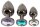 ANOS Metal Butt Plug Set