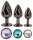 ANOS Metal Butt Plug Set
