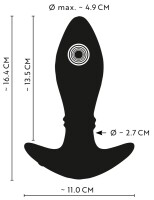ANOS RC Moving Rings Butt Plug