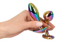 ANOS Metal Butt Plug Set in Rainbow Colours