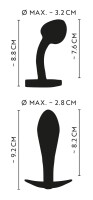ANOS Metal Butt Plug Set in Rainbow Colours