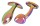 ANOS Metal Butt Plug Set in Rainbow Colours