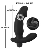 ANOS Cock Shaped Butt Plug with Vibration