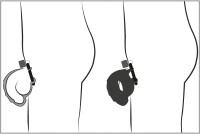 Black Velvets Cock & ball cage