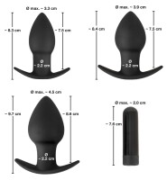 Black Velvets Butt plug set
