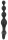 Black Velvets Rechargeable anal beads