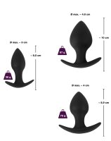 Black Velvets 3-teiliges Anal-Trainer-Set