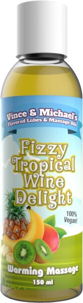 VINCE & MICHAELs Warming Fizzy Tropical Wine Delight 150ml