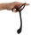 Black Velvets Cock & ball ring with butt plug