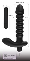Black Velvets Vibrating plug medium