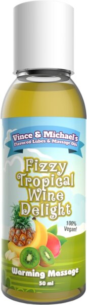 VINCE & MICHAELs Warming Fizzy Tropical Wine Delight 50ml